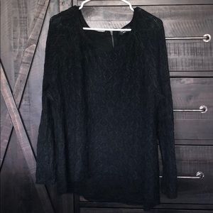 black sweater